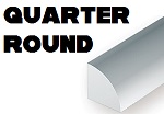 Evergreen Scale Models Styrene Quarter Round